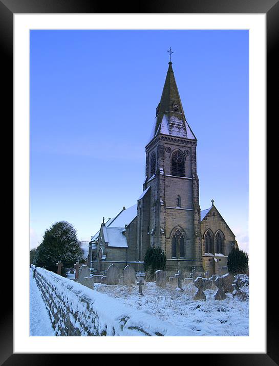 Rangemore All Saints, Staffordshire Framed Mounted Print by Pete Holloway