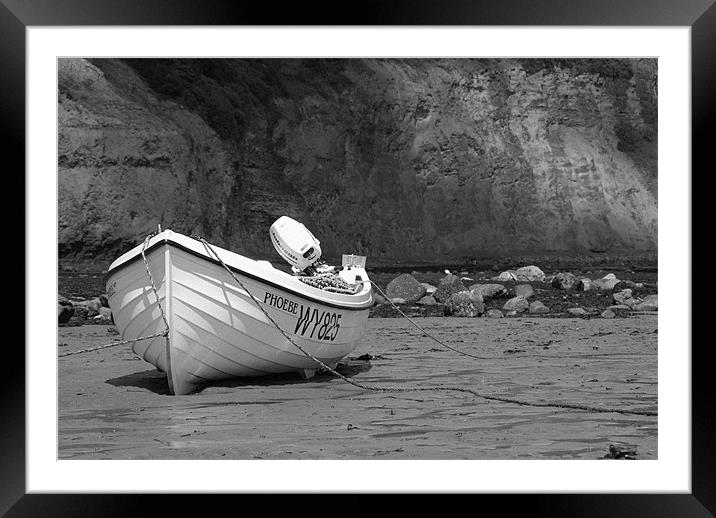 Phoebe On The Beach Framed Mounted Print by Nigel Walker