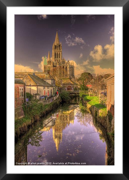 Truro Cathedral Framed Mounted Print by allen martin