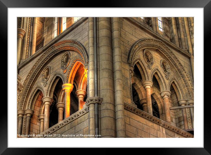 TRURO CATHEDRAL Framed Mounted Print by allen martin