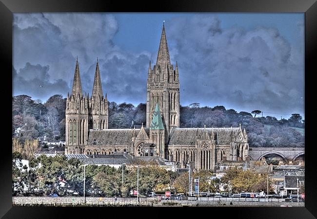 TRURO CATHEDRAL Framed Print by allen martin
