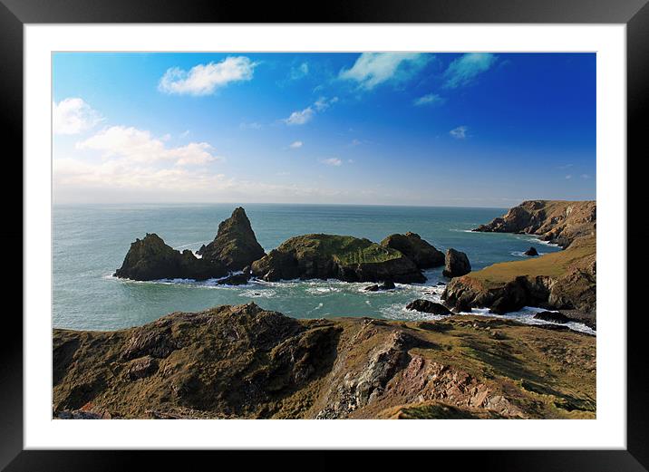 Kynance Cove Framed Mounted Print by allen martin