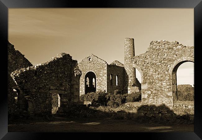 Cornish past Framed Print by allen martin