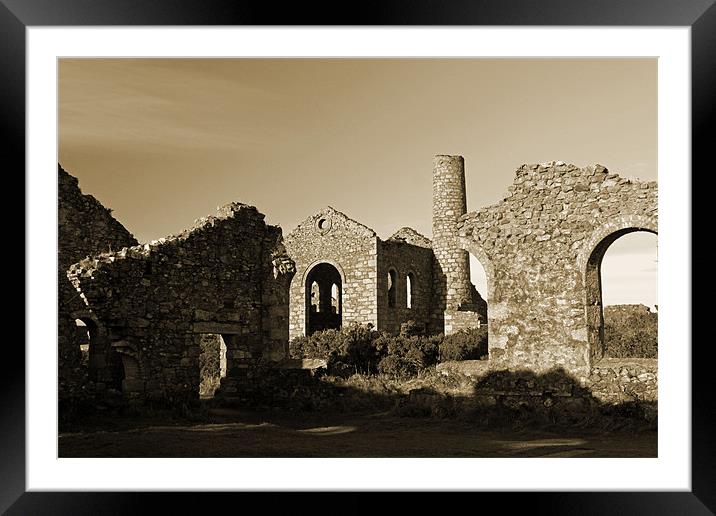 Cornish past Framed Mounted Print by allen martin