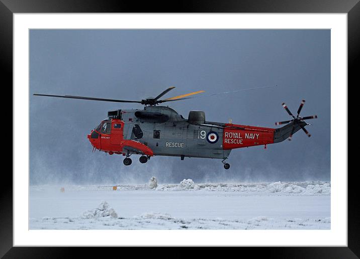 Snow Rescue Framed Mounted Print by allen martin