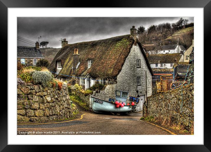 Cadgwith Framed Mounted Print by allen martin