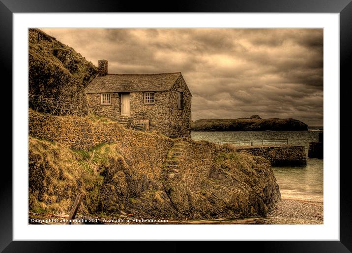 Mullion Cove Framed Mounted Print by allen martin
