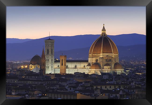 Florence by night Framed Print by James Rowland