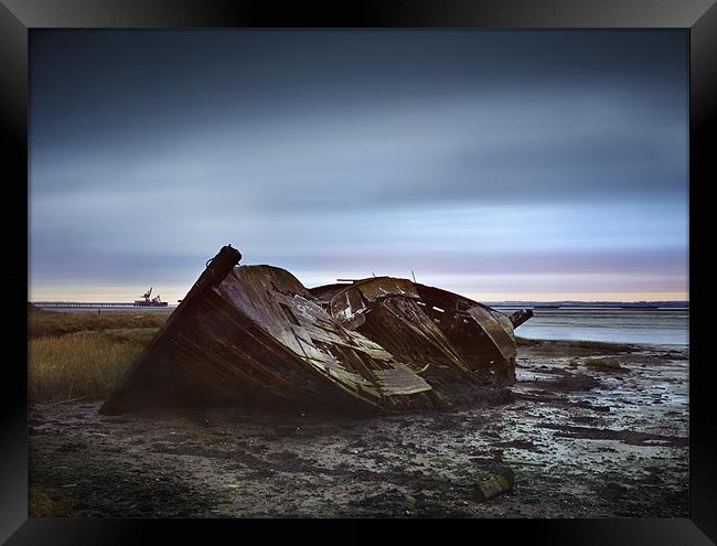 Wreck at Hoo Framed Print by James Rowland
