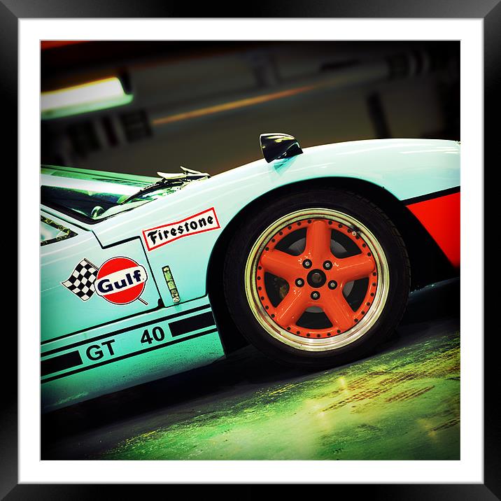 GT 40 Framed Mounted Print by James Rowland
