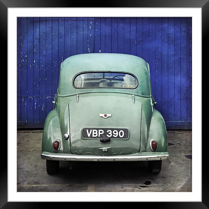 Morris Minor Framed Mounted Print by James Rowland