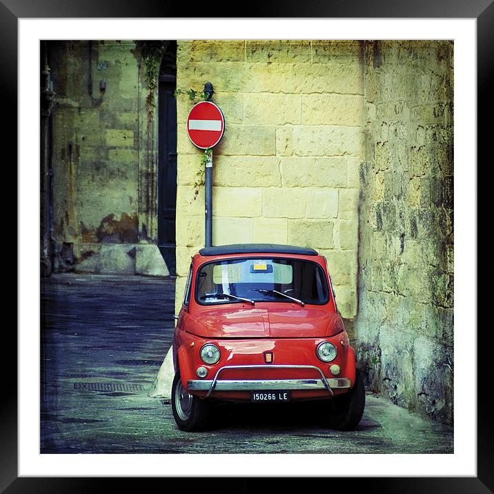 Baby Fiat Framed Mounted Print by James Rowland