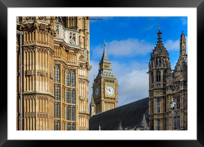  Palace of Westminster Framed Mounted Print by James Rowland