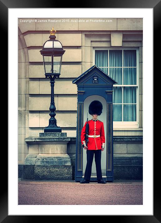  Sentry Duty Framed Mounted Print by James Rowland