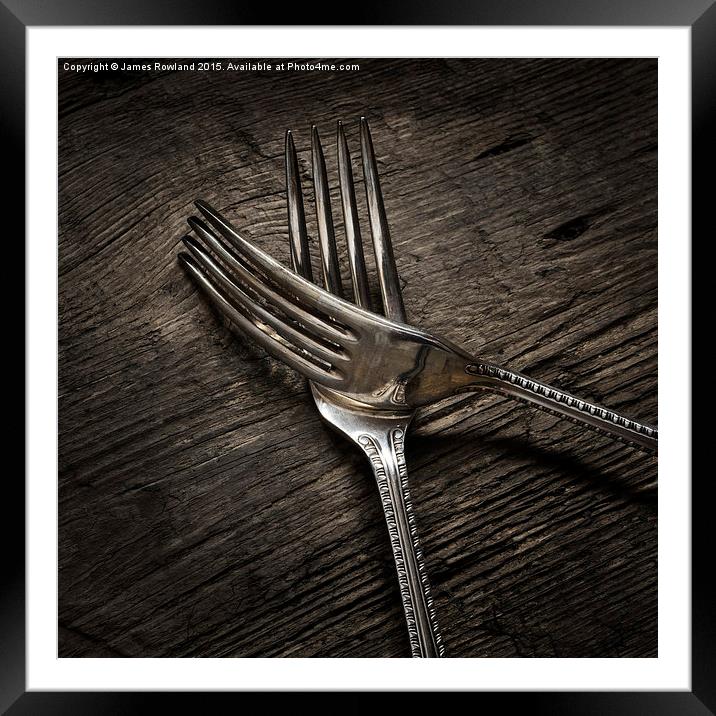  Cutlery Series 2 Framed Mounted Print by James Rowland