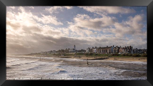 Southwold in the Winter Sun Framed Print by James Rowland