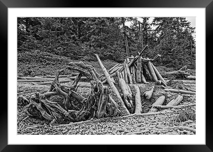 Frosty foreshore Framed Mounted Print by Darryl Luscombe