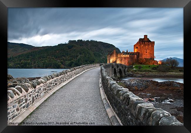 Eilean Donan Castle. Framed Print by Martin Appleby