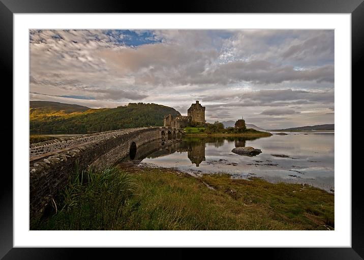Morning Reflections, Eilean Donan Castle. Framed Mounted Print by Martin Appleby