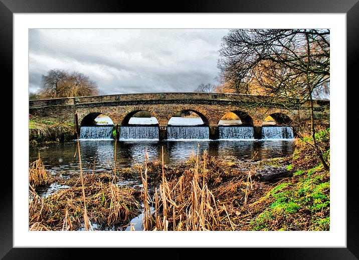 5 Arches in hdr Framed Mounted Print by Dave Windsor