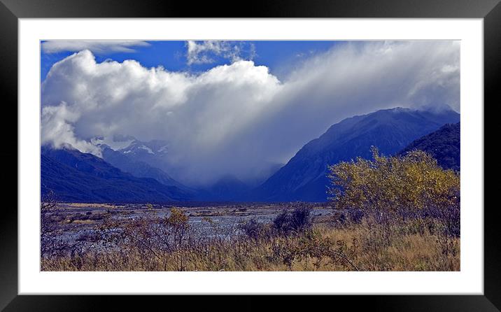 Autumn Storm  Framed Mounted Print by Mike Dawson