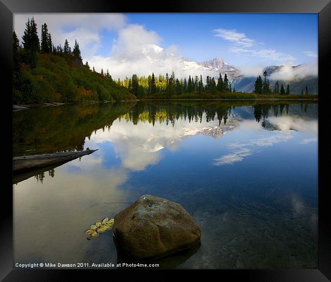 Majesty Revealed Framed Print by Mike Dawson