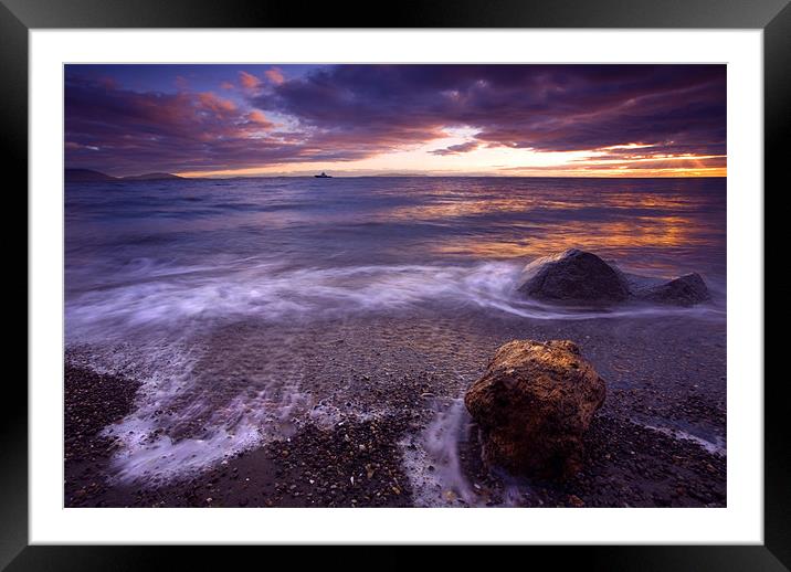 Sunset Frosting  Framed Mounted Print by Mike Dawson