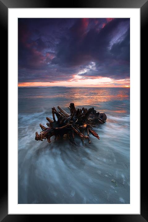 Adrift Framed Mounted Print by Mike Dawson