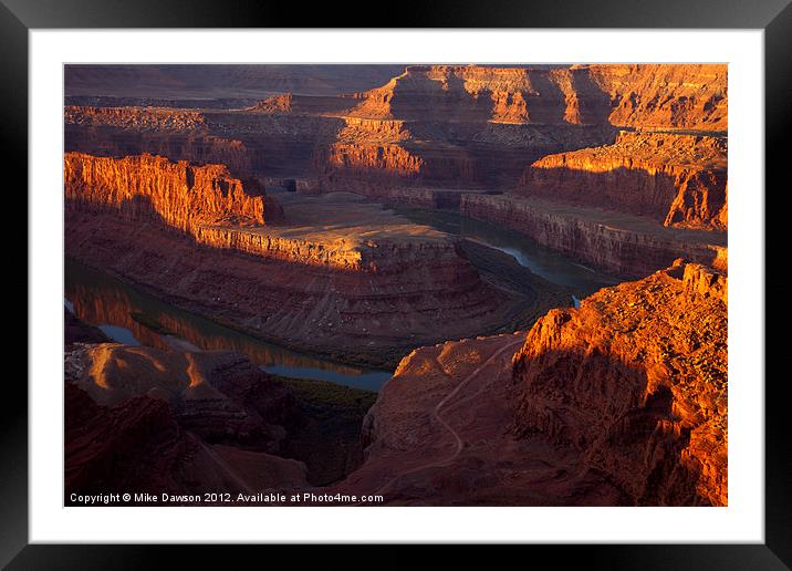 Deadhorse Reflections Framed Mounted Print by Mike Dawson