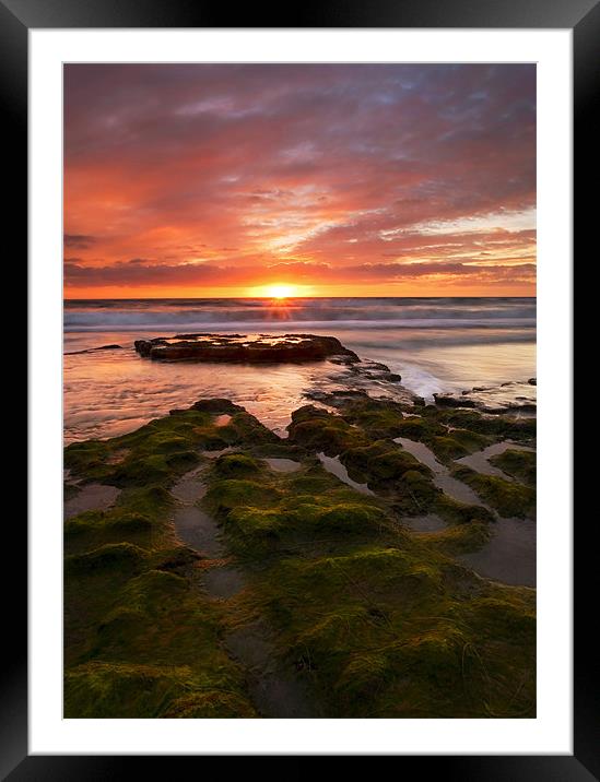 California Sunset  Framed Mounted Print by Mike Dawson