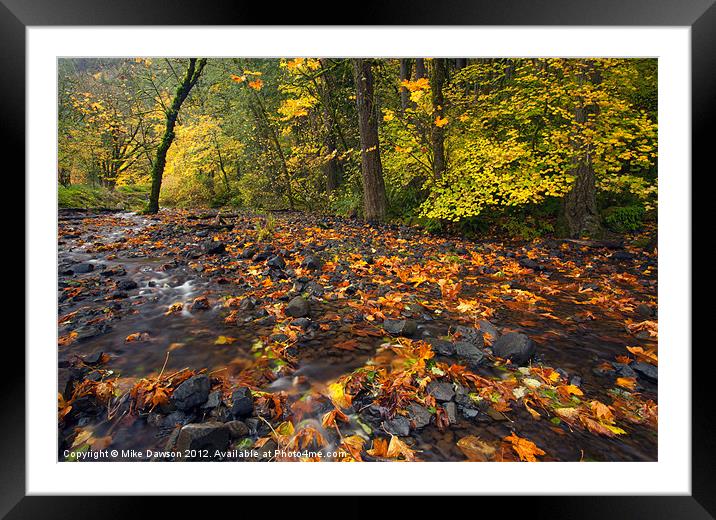 Scattered About Framed Mounted Print by Mike Dawson