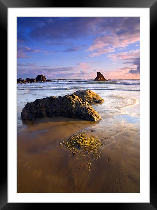 Golden Coast  Framed Mounted Print by Mike Dawson