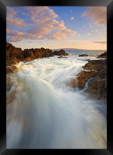 Tidal Surge  Framed Print by Mike Dawson