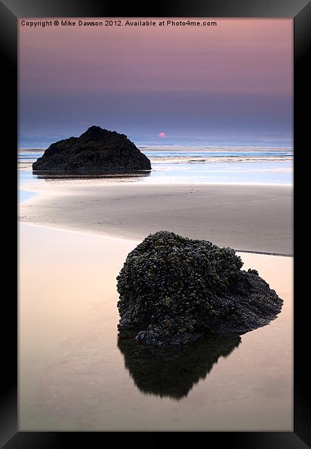Second Rock from the Sun Framed Print by Mike Dawson