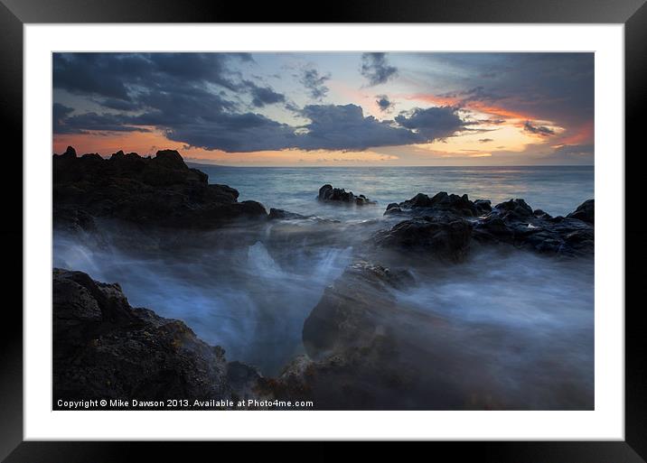 The Abyss Framed Mounted Print by Mike Dawson
