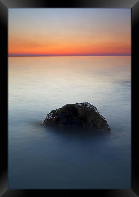 Peaceful Isolation Framed Print by Mike Dawson