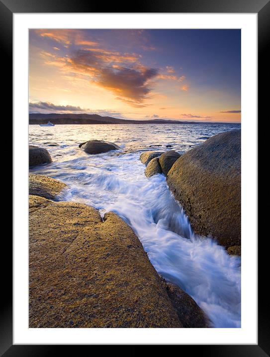 Finding the Seams Framed Mounted Print by Mike Dawson