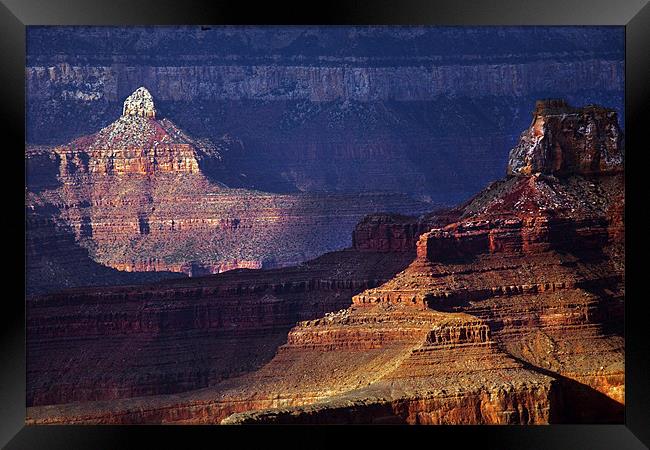 Canyon Light Framed Print by Mike Dawson