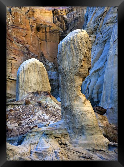 Natures Sculpting Framed Print by Mike Dawson