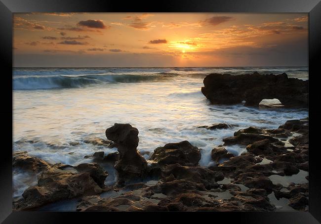 Golden Arch Framed Print by Mike Dawson