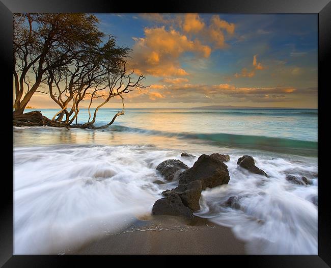 Sunset in PAradise Framed Print by Mike Dawson