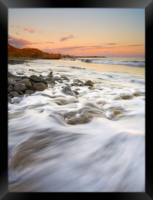Sunset Tides Framed Print by Mike Dawson