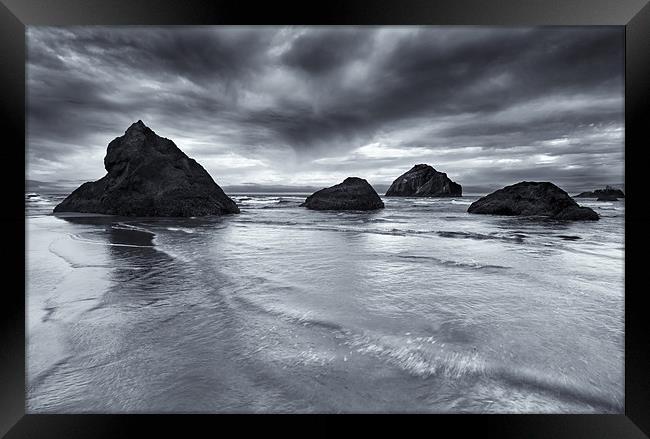 Clearing Storm Framed Print by Mike Dawson