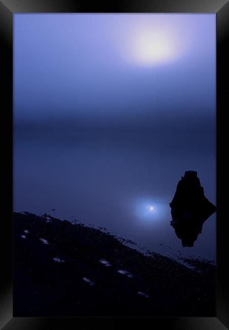 Footsteps  Framed Print by Mike Dawson