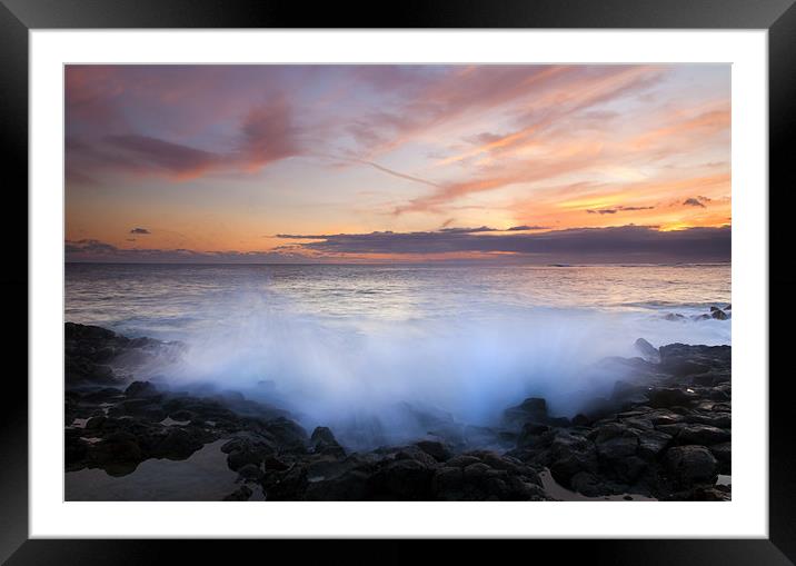 Tropical Explosion Framed Mounted Print by Mike Dawson