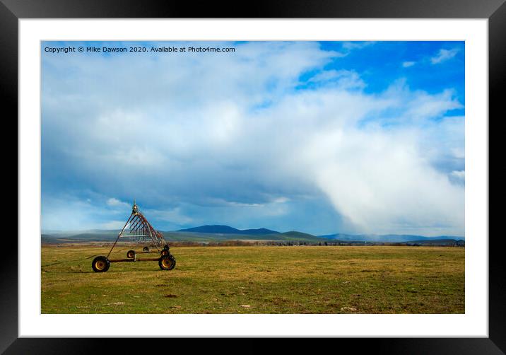 Spring Storm Clears Framed Mounted Print by Mike Dawson