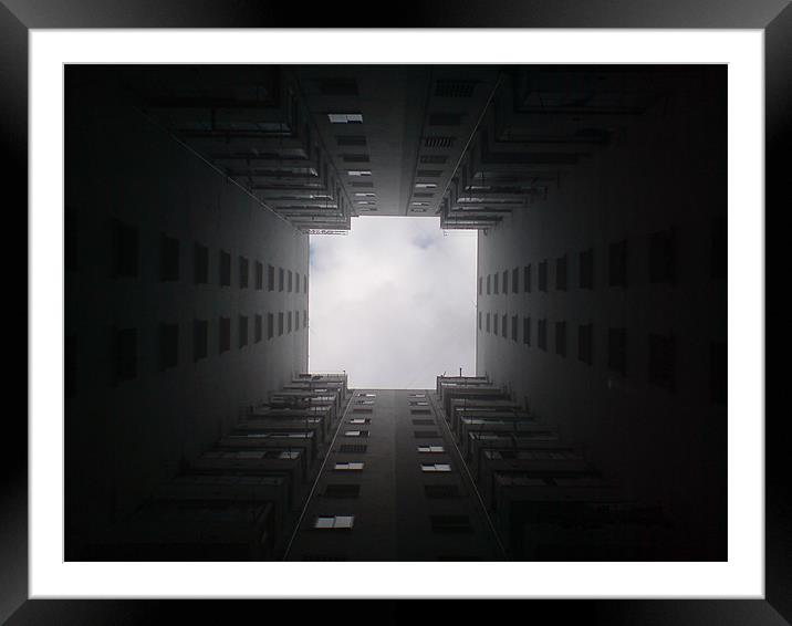 Low cost high rise Framed Mounted Print by Rick Wilson