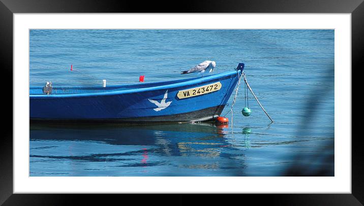  At the helm Framed Mounted Print by Olivier Longuet