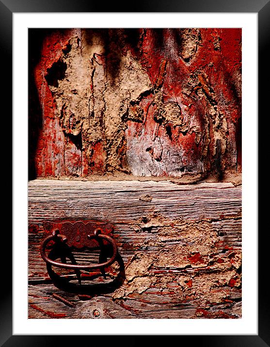 Door Framed Mounted Print by Claire Gardner