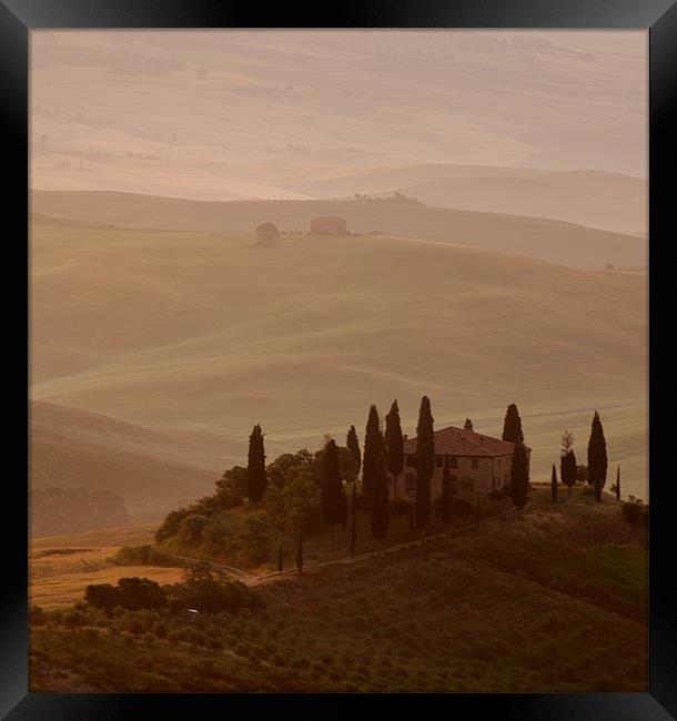 Belvedere at Dawn Framed Print by Claire Gardner